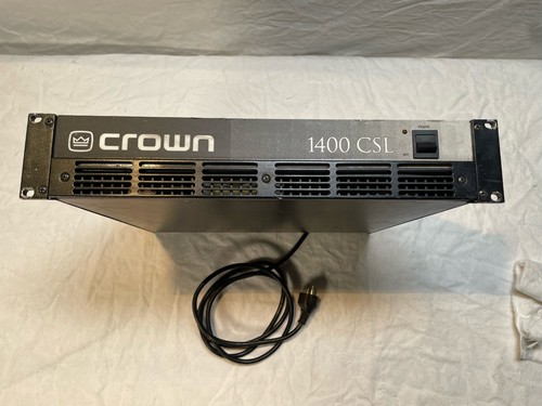 Crown csl 1400 amplifier - , 2x700