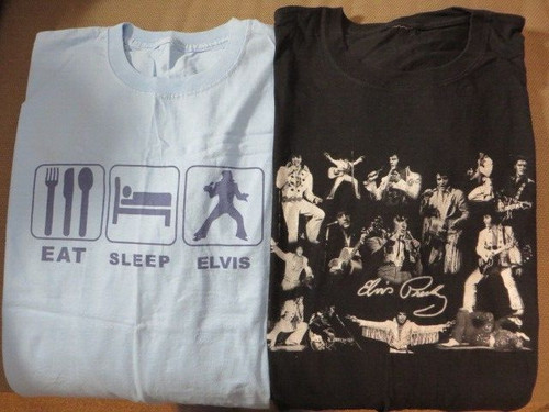 Elvis presley blue black 2xl - blue/black,