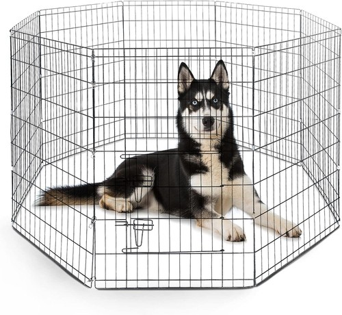Dog metal playpen - dog, 48