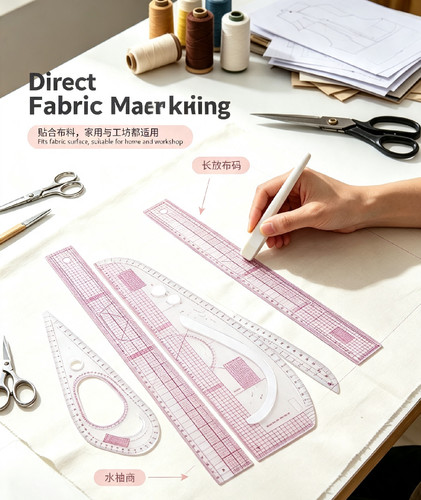 French tailor tool sew - sew, curve