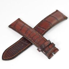 Genuine TAG Heuer Mens Watch Strap Brown Alligator 20mm to 18mm Wide