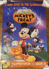 RARE Mickey Mouse Clubhouse Mickey’s Treat DVD Release Playhouse Disney Poster 