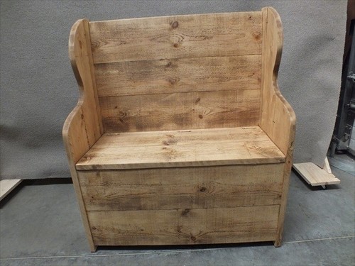 Reclaimed monks bench - reclaimed,