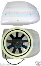 12V LOW PROFILE POWERED MOTORISED ROOF FAN AIR VENT EXTRACTOR MOTORHOME DOG VAN