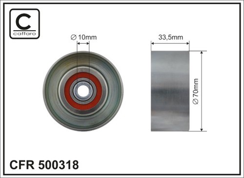 500318 caffaro tensioner - 500318,