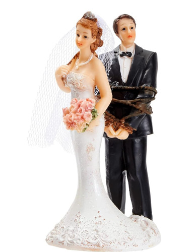 Funny wedding cake topper - cake,