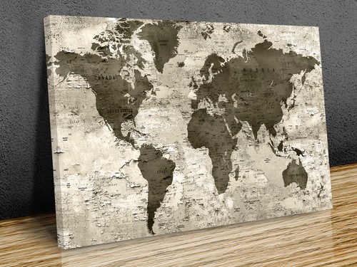 World map textured - map,