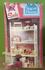 Sindy Super Home Dolls House. Vintage In Original Box. 3 Floors & Roof Pedigree
