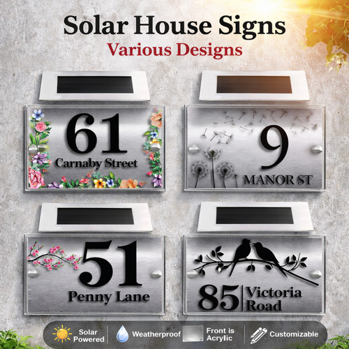 Personalised solar light - solar, house