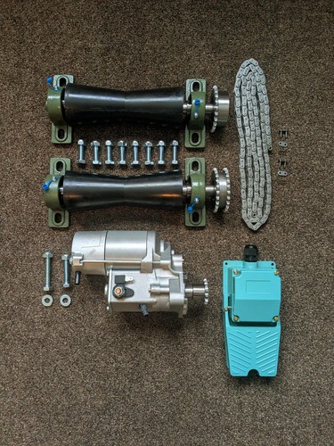 Motorcycle roller starter kit - starter,