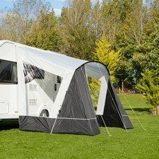 LEISUREWIZE HELIOS 320 AWNING CARAVAN POLED SUN CANOPY PORCH CAMPING COVER