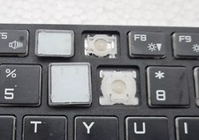 Clevo PC Specialist PA71HS P950HR UK Back-lit Keyboard One Key Only BLACK TYPE 1