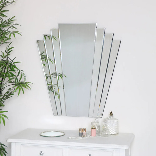 Large art deco fan frameless - art,