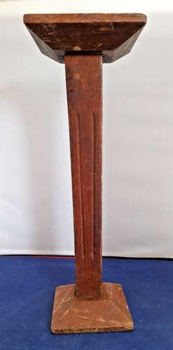 Wooden haberdashery hat - wooden,
