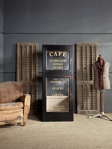 Vintage shop display cabinet - ,