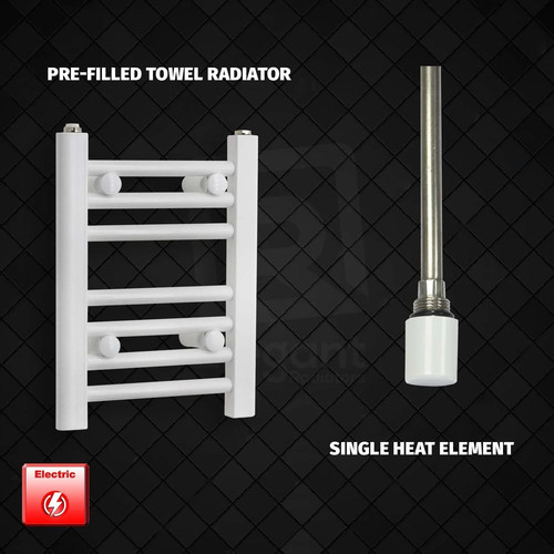 White electric heated towel - electric,