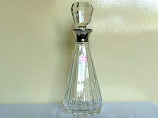 ROYAL BRIERLEY CRYSTAL/SILVER DECANTER~HALLMARKED~ORIGINAL LABEL~BNIB