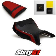 Kawasaki Ninja ZX12R Seat Covers and Gel 2000-2005 2006 Red Luimoto Tec-Grip