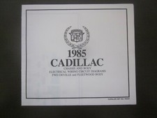 1985 GM CADILLAC FWD DEVILLE &