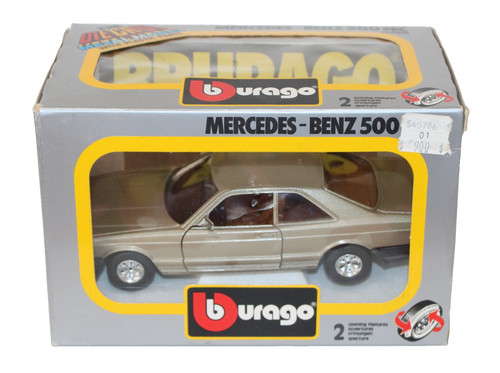 Bburago 0111 mercedes w126 - mercedes, 500