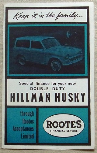 Hillman husky car rootes - hillman,