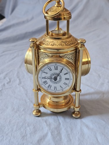 Vintage gilt brass mast head - brass,