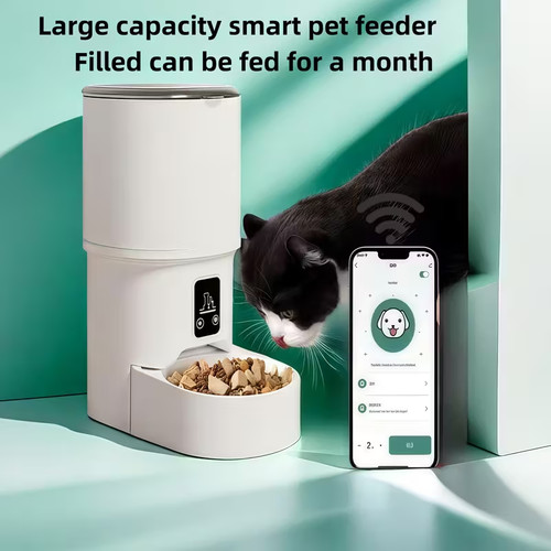 Smart wifi cat feeder - cat,