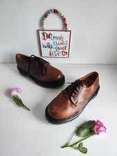 New Dr Martens 1461 3 eye crazy horse brown vintage england shoes UK5 EU38 US7