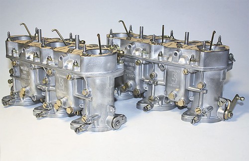 Weber twin carburettors
