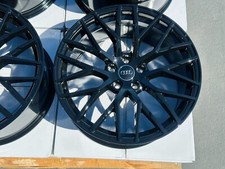 4 NEW 19x8.5" Audi 5x112 Wheels A3 S3 A4 S4 A6 S6 A7 Q5 Q3 A5 S5 Black 19" Rims