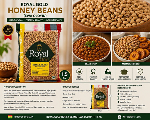 Royal gold honey beans - honey,