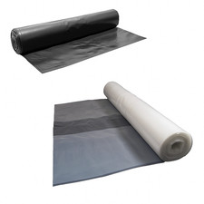 Builders Polythene Sheeting 4m Wide 1000G Heavy Duty Damp Proof Plastic