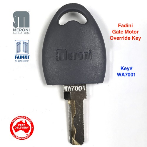 Fadini gate motor override - gate, key