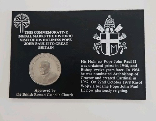 Coin commemorating pope john - coin,