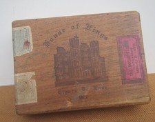 Vintage House of Kings, Cigar De Luxe 25 Wooden Cigar Box