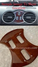 Mercedes CLK Air Vent Trim W209 Light Burl Walnut