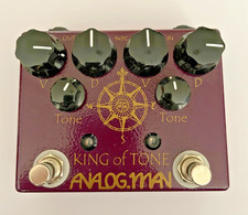 Analogman King Of Tone Effects V4 FX Pedal + T shirt