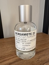LE LABO BERGAMOTE 22 EMPTY BOTTLE 50ML FINISHED