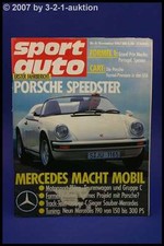 Sport Auto 11/87 Porsche