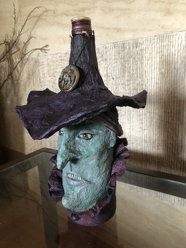 Papier mache wicked witch - papier,