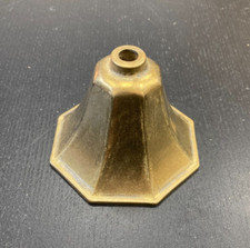 Small Cast Brass Octagonal Ceiling Rose