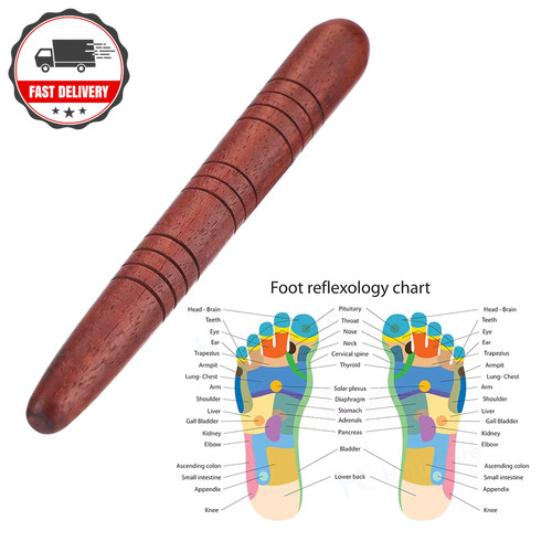 Massage stick tool wooden - massage, foot