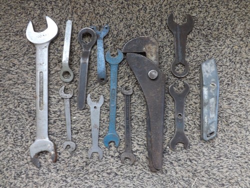 Old spanners grips - spanners,