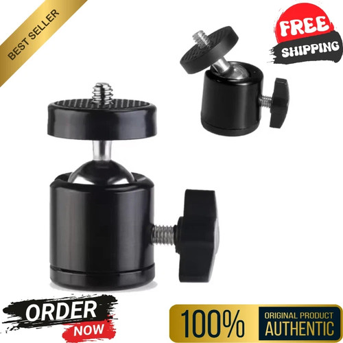 Mini 360 swivel ball - 1/4", head