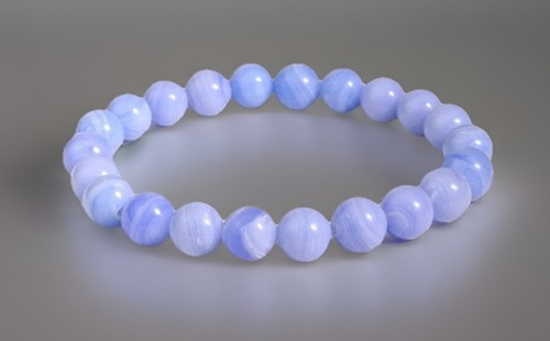 Blue lace agate bracelet - lace,
