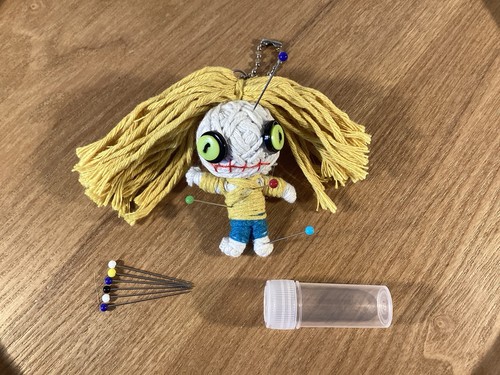 Voodoo doll with - voodoo,