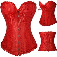 Women Sexy Overbust Boned