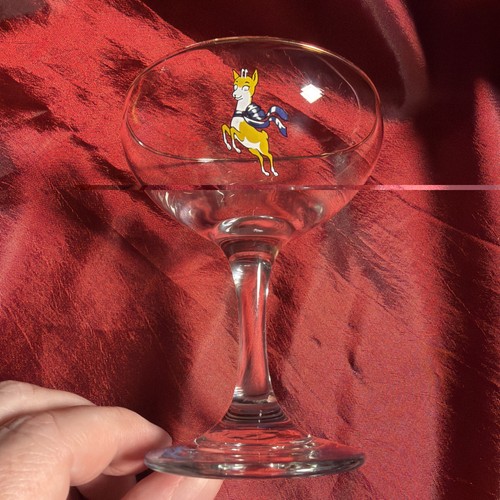 Vintage 1970 babycham glass - 1970's,