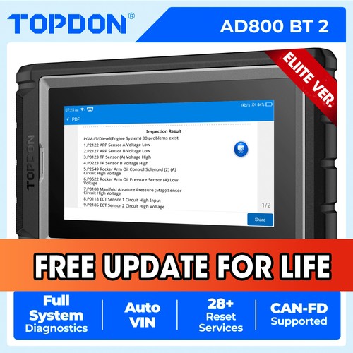 2026 topdon artidiag800 2 - bt,