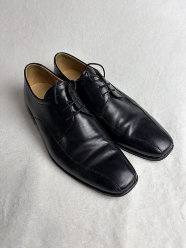 Barker england black leather - barker,